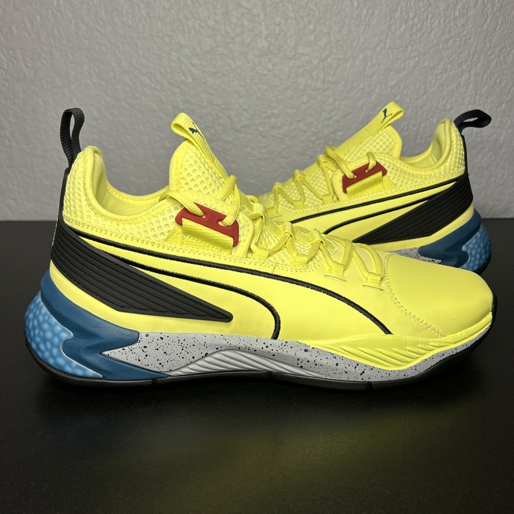 Puma Uproar Spectra Men's Size 13 Limelight Yellow Basketball Shoes 192979-03